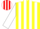 Silk - Yellow, Red Circled W, Red and White Panels, Red and White Stripes on sleeves