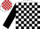 Silk - White, White 'PIT' in Red Emblem, Black Blocks on Sleeves