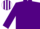 Silk - PURPLE, purple & white striped cap