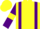 Silk - Yellow, Purple braces, Purple sleeves, Yellow armlets and cap