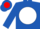 Silk - Royal Blue, Red F on White disc, Red Bars on Whit