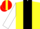 Silk - Yellow, Red Shell, Black Stripe on White Sleeves, Ye