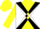 Silk - Yellow & White diabolo, Black cross belts, Yell