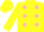 Silk - Yellow, Pink spots, Yellow Cap