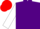Silk - Purple, white 'JK', white sleeves, red cap