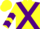 Silk - Yellow, Purple cross belts, chevrons on sleeves
