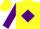 Silk - Yellow, Purple Diamond Frame, Purple Bars on Sleeves, Yellow and Purpl