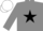 Silk - Grey, Black star, White cap