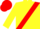 Silk - Yellow, black and red sash, yellow, black and red cap