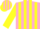 Silk - Pink and Yellow Panels, Black 'TTR', Yellow Sleeves