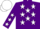 Silk - Purple, White stars, Purple sleeves, White stars, White cap