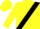 Silk - Yellow, Black Sash, Black Bars on Yellow S
