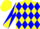 Silk - Yellow, Blue Diamonds, Yellow and Blue Diagonally Quartered sleeves