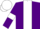Silk - Purple, White stripe, armlets and cap