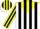 Silk - White, Yellow Yoke, Yellow and Black SR, Yellow and Black Stripes on