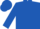 Silk - Royal Blue, Multi-Colored Shield Emblem on Bac