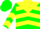 Silk - Forest Green, Yellow Yoke and Emblem, Yellow Chevrons on S