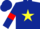 Silk - Dark Blue, Yellow star, Dark Blue sleeves, Red armlets
