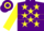 Silk - Purple,Yellow Stars and Hoop,Stars and Hoop on sleeves