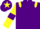Silk - Purple, Yellow epaulets, Yellow sleeves, Purple armlets, Purple cap, Yellow star