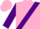 Silk - Pink, Purple CR and Sash, Purple Bars on Sleeves, Purple