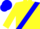 Silk - Yellow, blue sash, blue 'C', yellow and blue cap