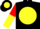 Silk - Black, Yellow disc, Red 'KZ', Red and Yellow Halved Sleeves, Red C