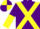 Silk - Purple, Yellow cross belts, halved sleeves, quartered cap