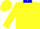 Silk - Yellow, Sovereign Blue Emblem and Collar, Blue