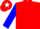 Silk - Red, White Star, Red Star on Blue Sleeves