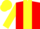 Silk - Red, Yellow Panel, Yellow Bars on Sleeves, Red and Yellow Cap