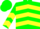 Silk - Forest Green, Yellow Chevrons, Two Ye