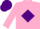 Silk - Hot Pink, Purple Diamond Belt, Purple Cap