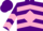 Silk - Lime, Purple 'G'on Pink Diamond, Purple, and Pink Chevrons on Lim