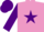 Silk - Mauve, Purple star, sleeves and cap