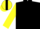 Silk - Black,Yellow Circled 'R',Black Stripe on Yellow Sleeves