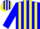 Silk - Blue and Yellow Stripes, Blue Sleeves
