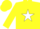 Silk - Yellow,White Star Front and Back