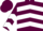 Silk - Maroon, Gold 'W', White Chevrons on Gold and Maroon O