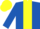 Silk - Royal blue, yellow panel, yellow cap
