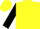 Silk - Yellow, black lightning bolt, black sleeves, yellow and black ca