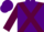 Silk - Purple, Maroon cross belts, Purple and Maroon Diagonally Quatered Sleeves, Pur