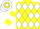 Silk - Yellow & white diamonds, yellow diamond hoop on white sleeve