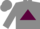 Silk - grey,  Maroon Triangle