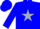 Silk - Electric Blue, Silver Star, Silver Ho