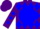 Silk - Purple,'ED'on Blue disc,Purple and Blue Diamonds on White