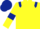 Silk - Yellow, Dark Blue epaulets, armlets and cap