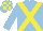 Silk - Light Blue, Yellow cross belts, check cap