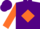 Silk - Purple, Orange diamond and sleeves