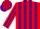 Silk - Red and Purple Stripes